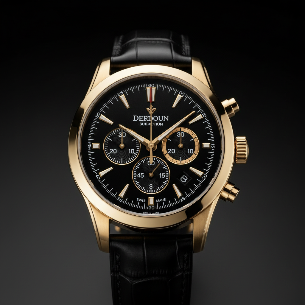 Royal Black Chronograph – By ZENVORA
