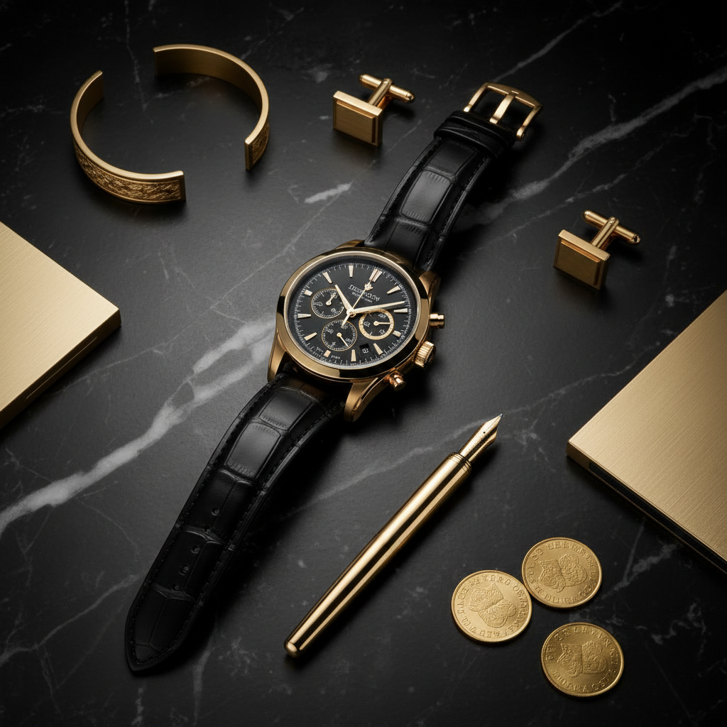 Royal Black Chronograph – By ZENVORA