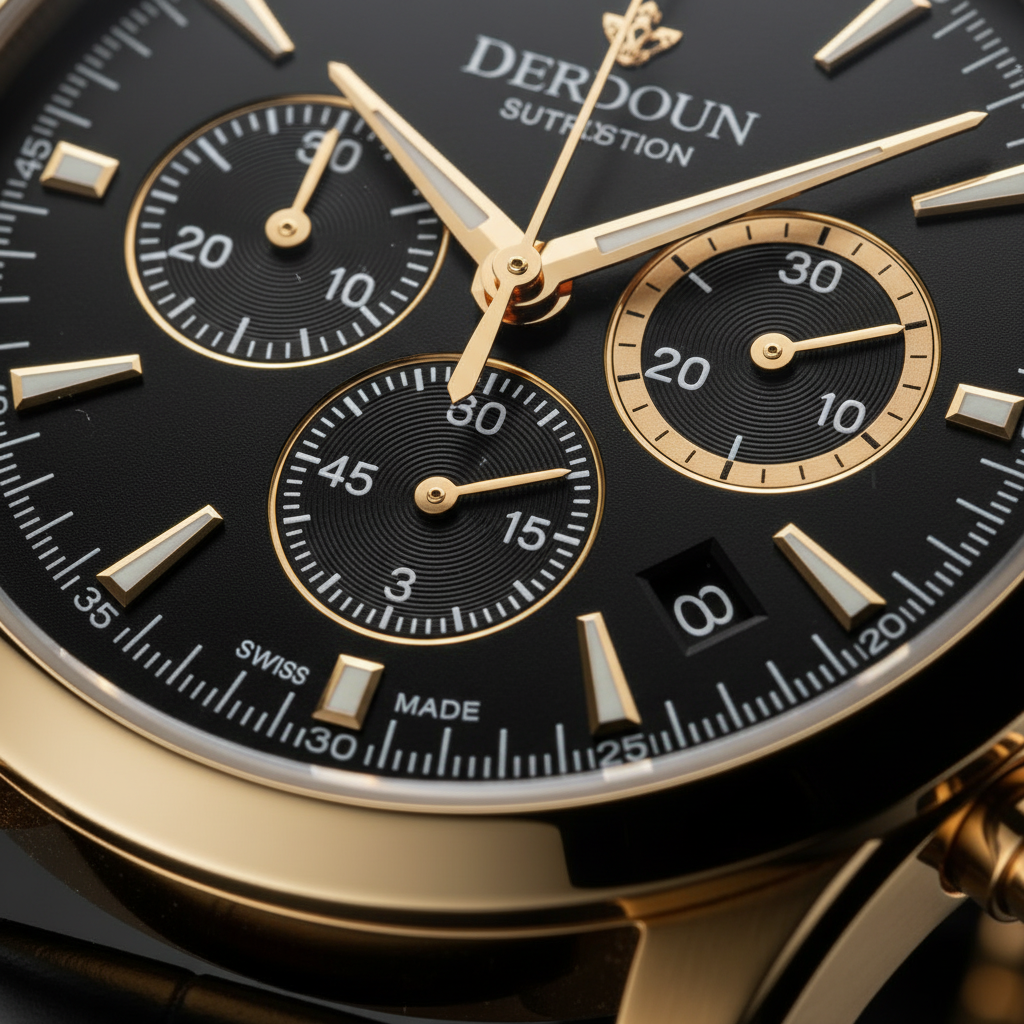 Royal Black Chronograph – By ZENVORA